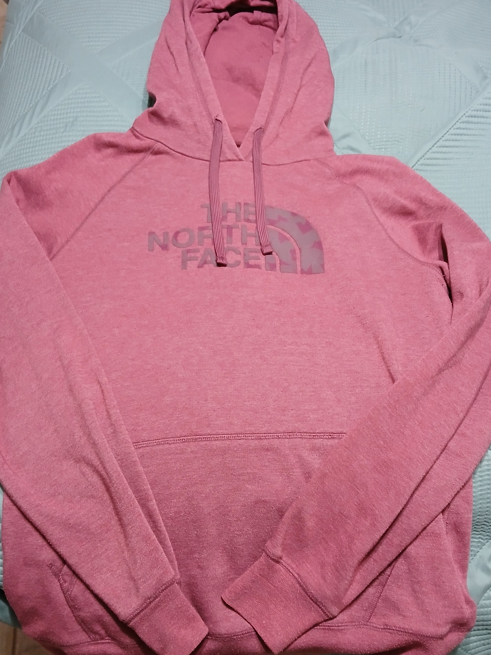 The North Face Red Camo Hoodie - Pullover Sweatshirt Mens Size L Drawstring